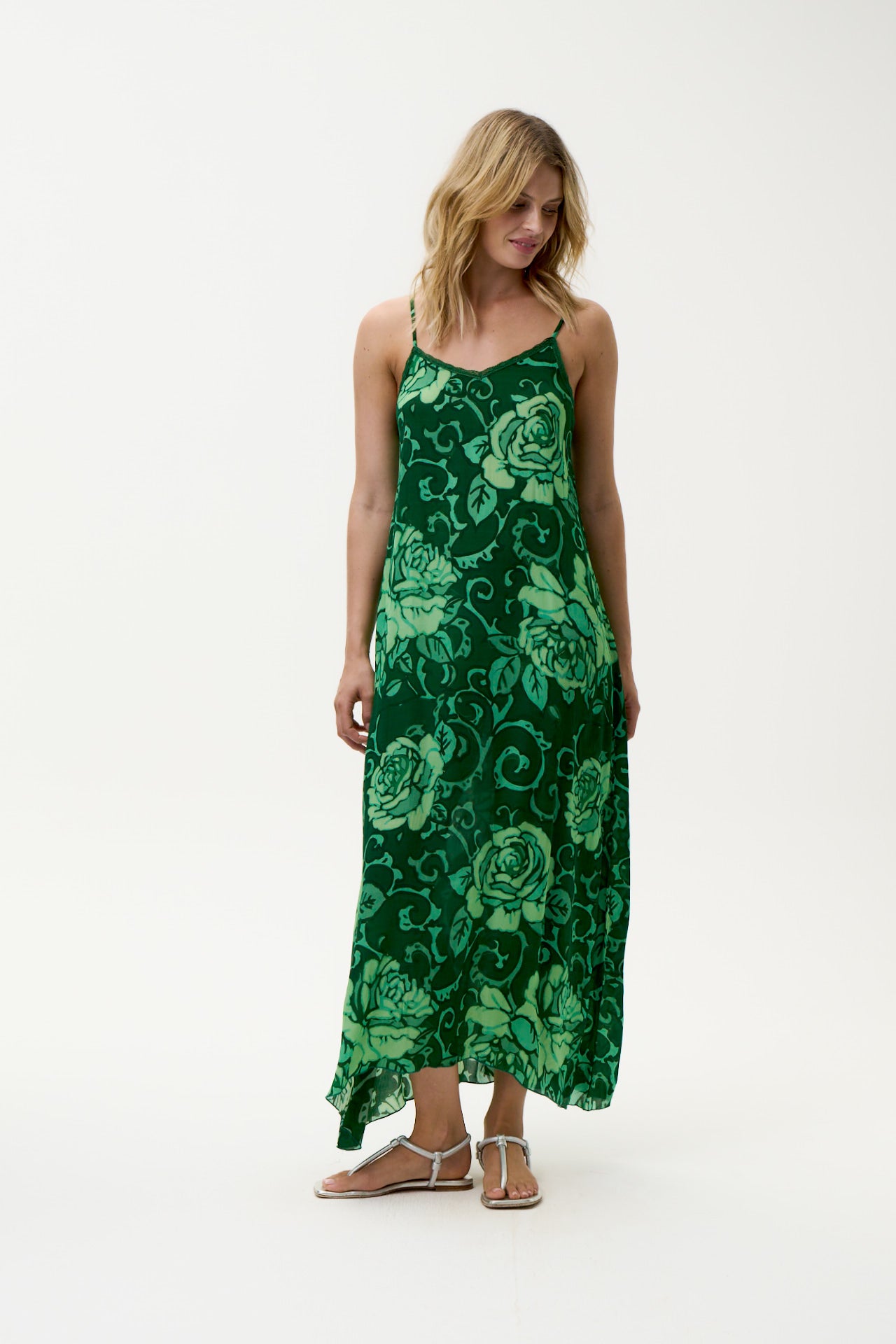 Antoinette Slip-Emerald Coast-Viscose-Green oneseason Antoinette Slip-Emerald Coast-Viscose-Green oneseason