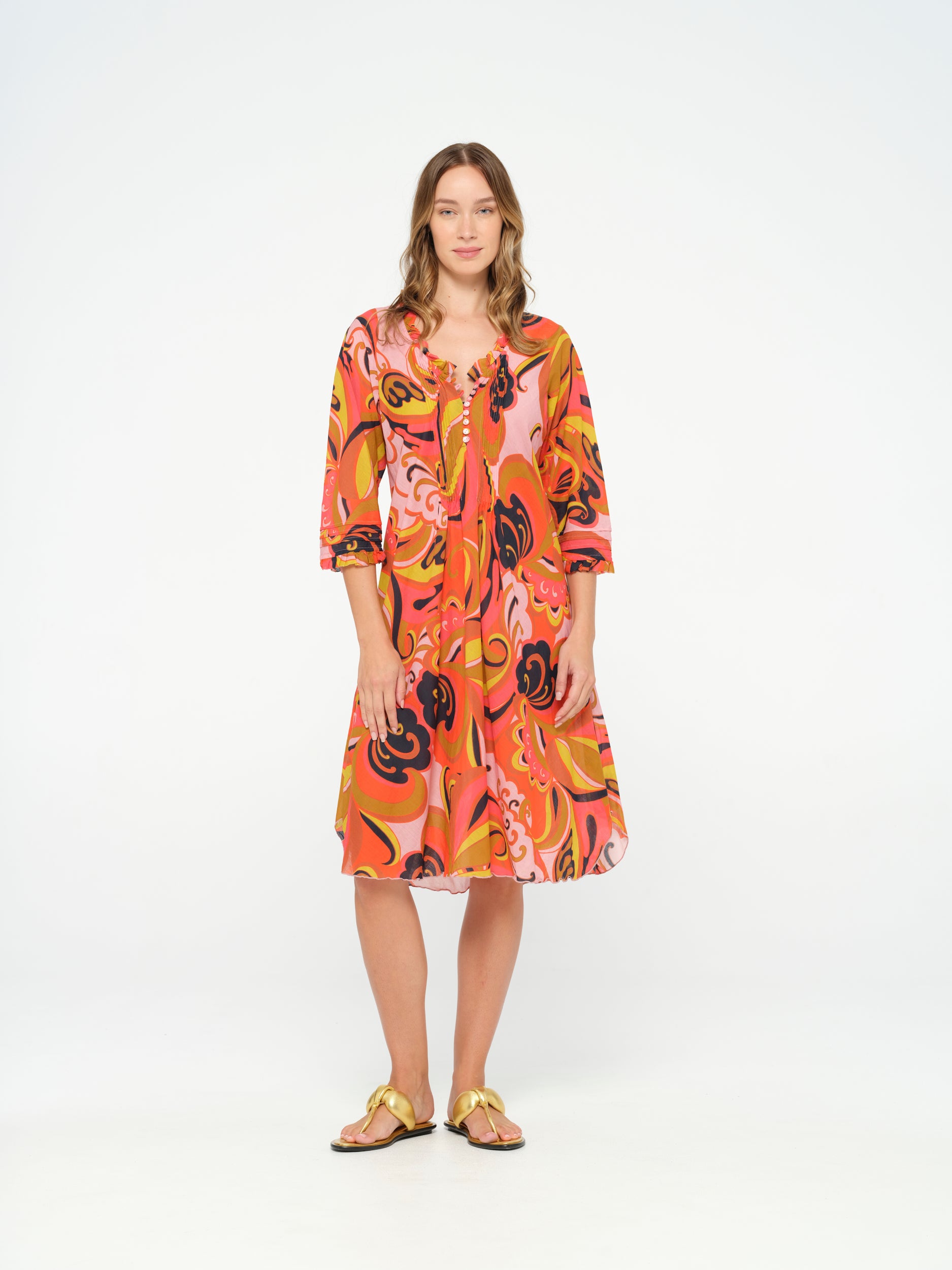 Middy Poppy-Costa Nova Orange-Cotton-Orange – oneseason